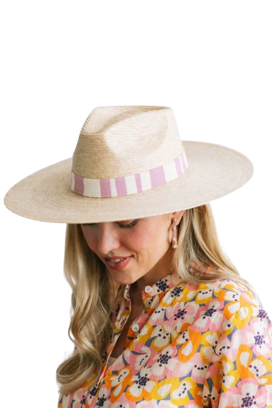 Rosa Palm Hat