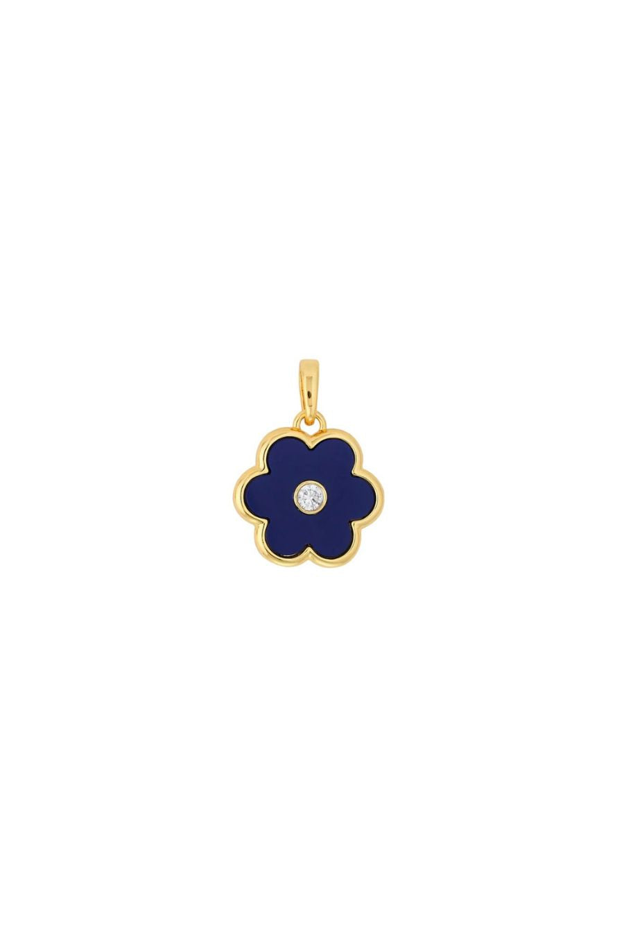 Petal Charm in Lapis