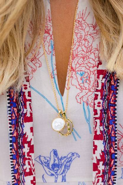 Oxford Charm in Studded Cage