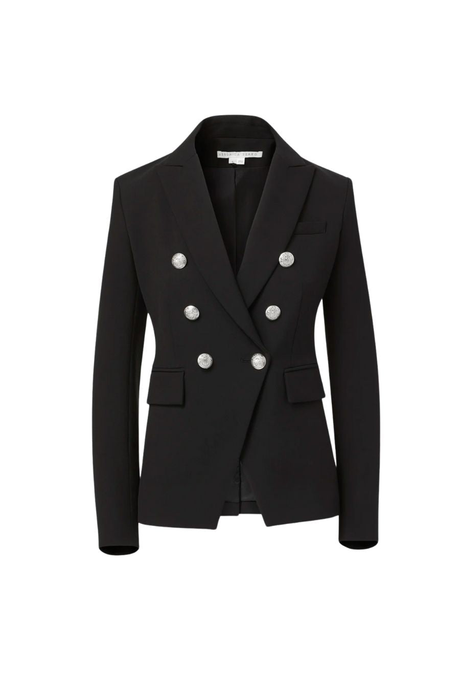 Miller Dickey Jacket in Black with Silver Buttons
