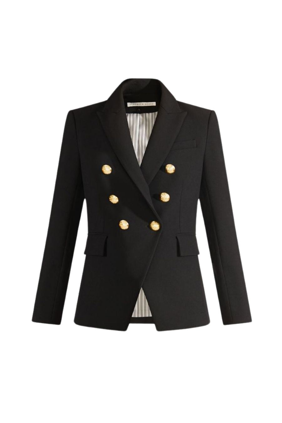 Miller Dickey Jacket in Black with Gold Buttons