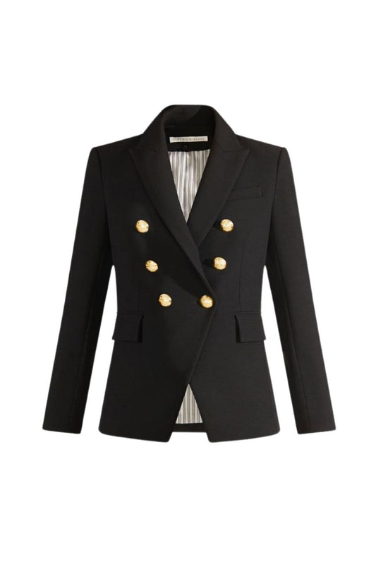 Miller Dickey Jacket in Black with Gold Buttons