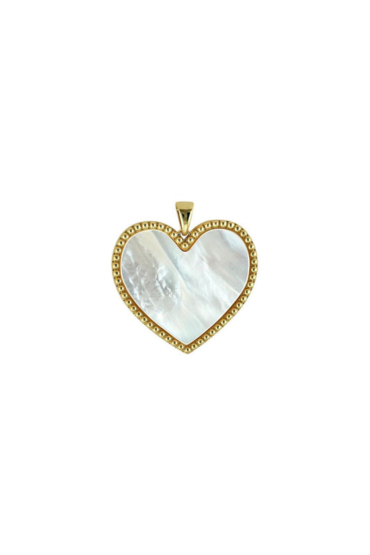 Beaded Heart Pendant