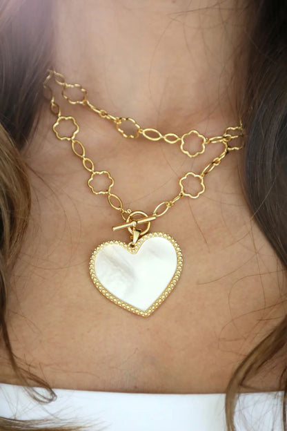 Beaded Heart Pendant