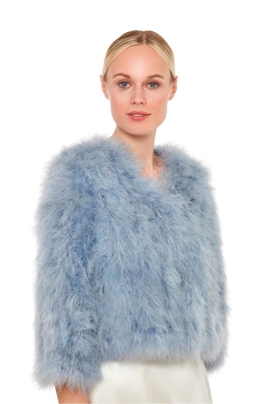 Feather Boloro in Blue