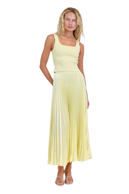 Melanie Midi Skirt in Sunglow