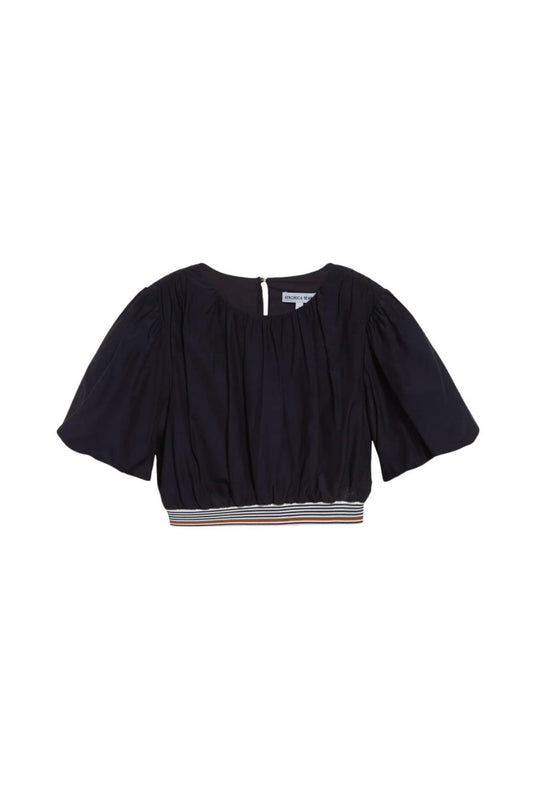 Gabriela Top in Navy Blue