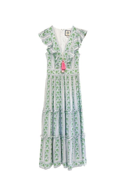 Chloe Maxi Dress in Green