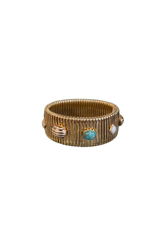 Strada Large Bracelet in Turq/Blue