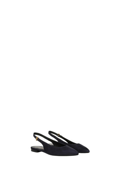Shina Slingback Flat in Navy