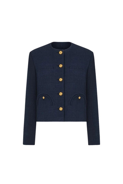 Missy Shamo Bolero in Navy Blue