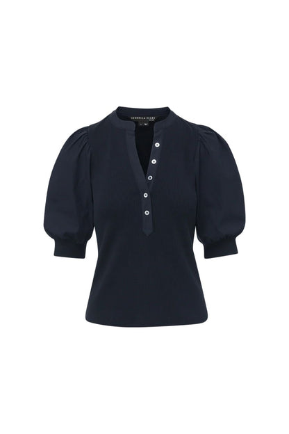 Coralee Top in Navy