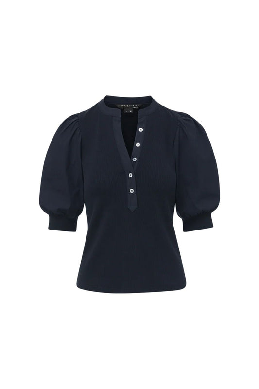 Coralee Top in Navy