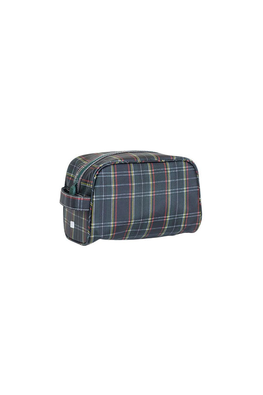 Stowaway Toiletry Bag in Cambridge Plaid