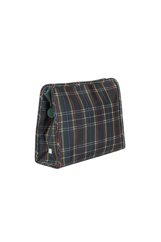Roadie Large Zip Pouch in Cambridge Plaid