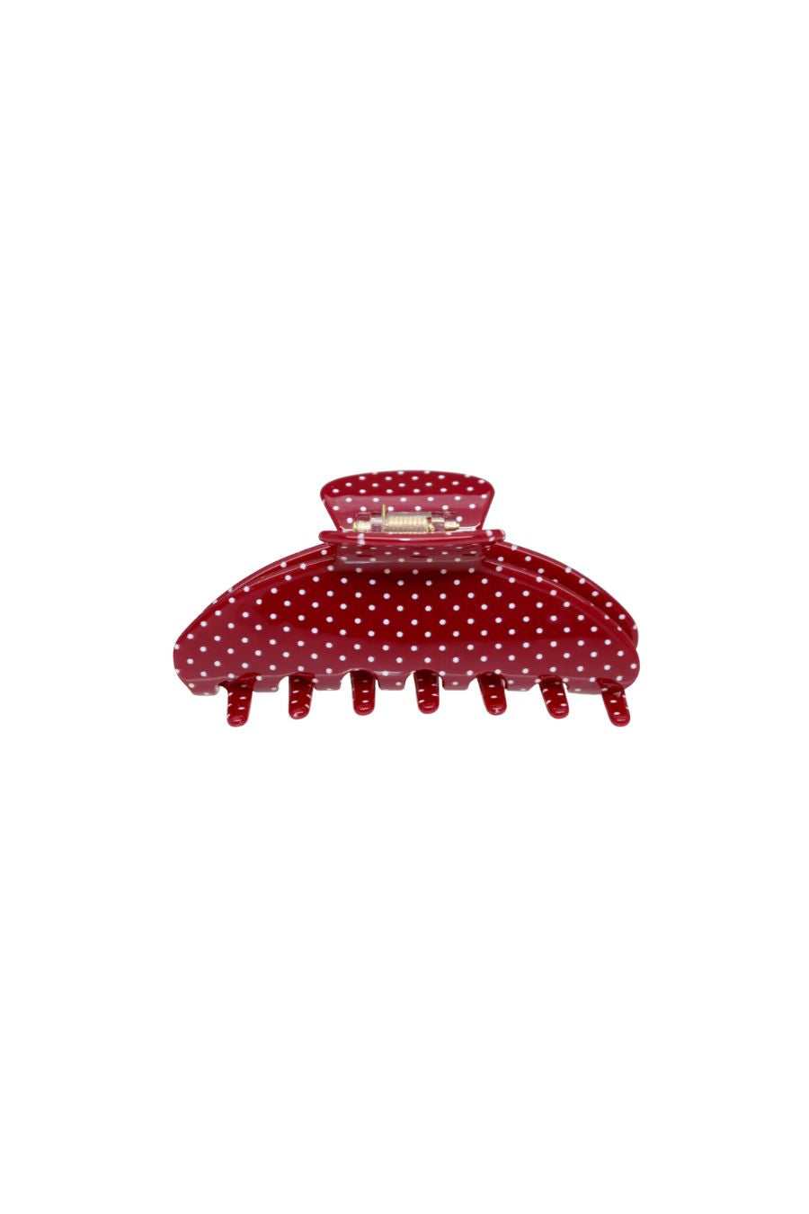 Big Effing Clip in Cherry Polka Dot