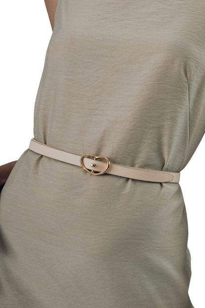 Skinny Georgia Belt in Butter