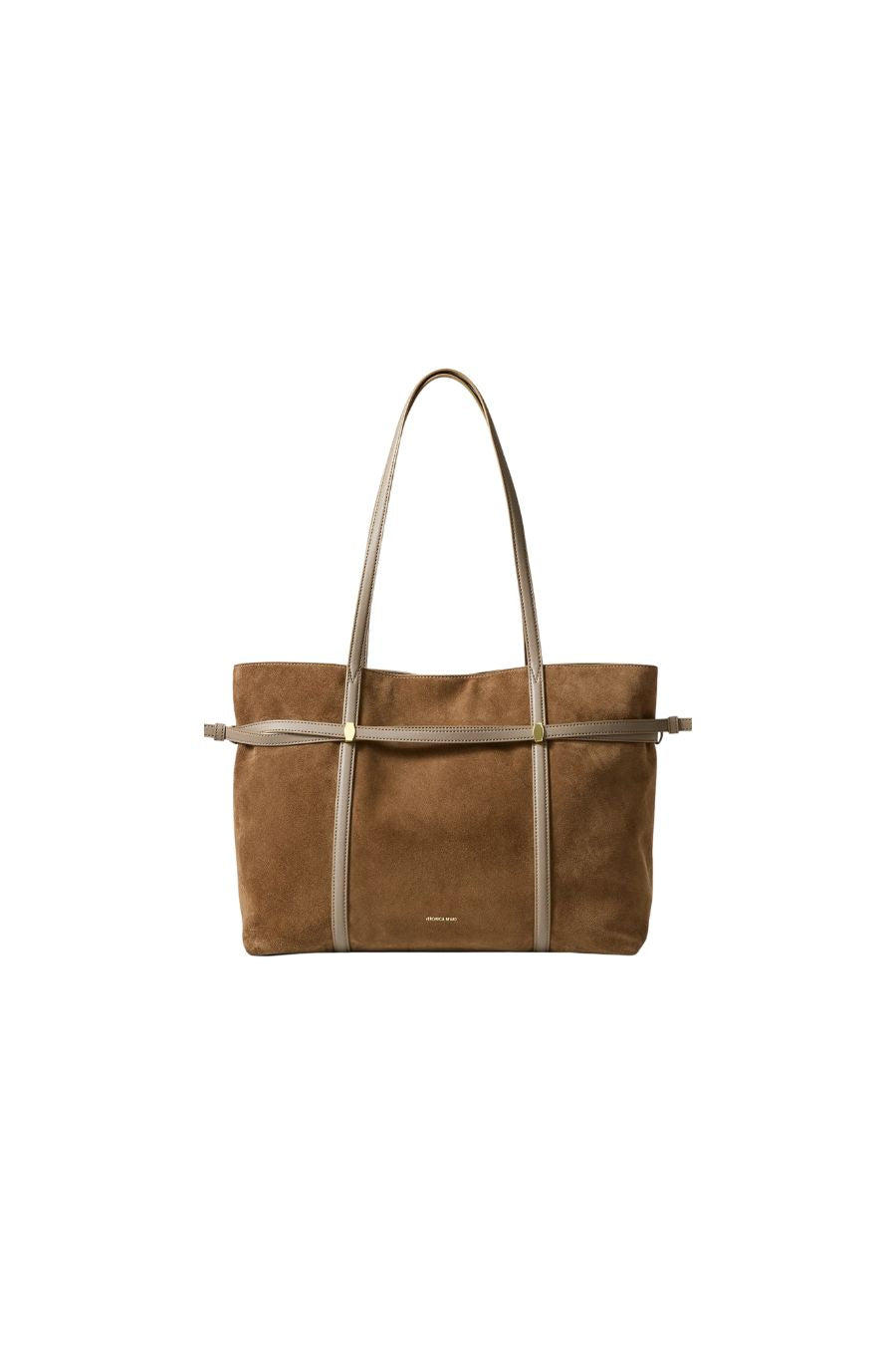 Lasso Belted Tote Bag in Bark