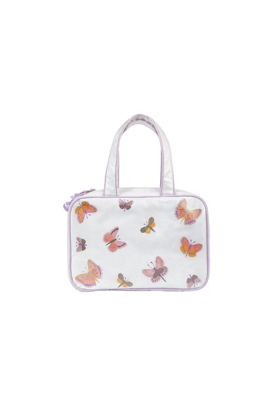 Butterfly Hanging Cosmetic Bag in Lavender