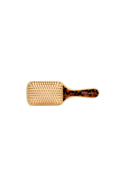 Bamboo Paddle Brush in Tortoise