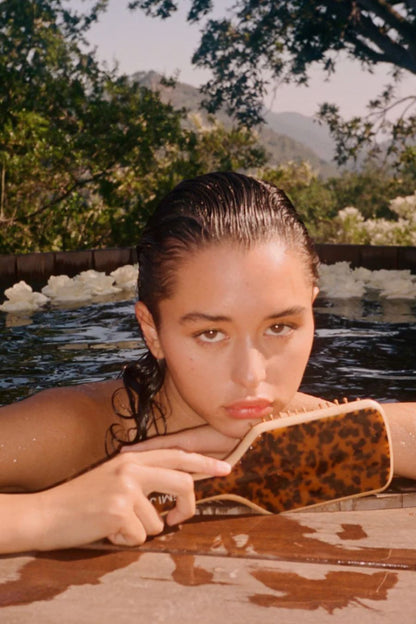 Bamboo Paddle Brush in Tortoise