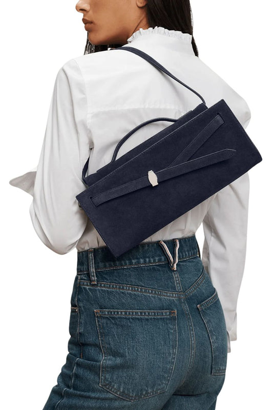 Veronica Beard Dash Clutch in Navy