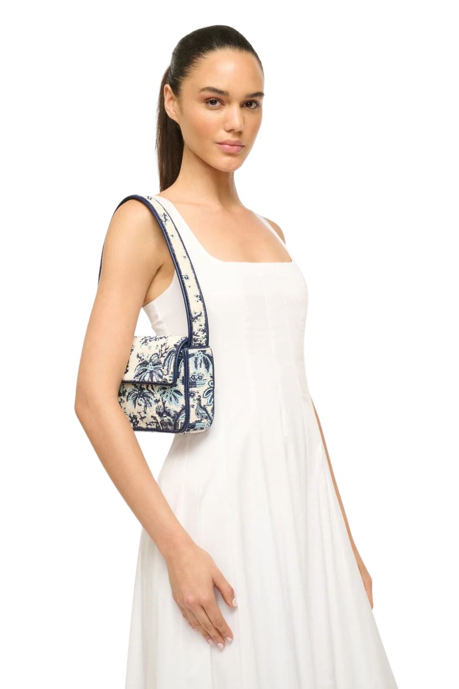 Tommy Beaded Bag in Toile De Pup