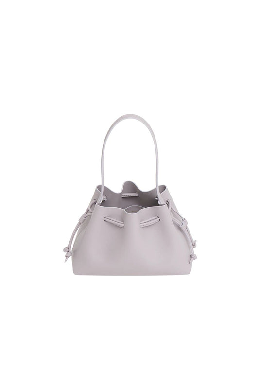 Drawstring Pouchette in Lila