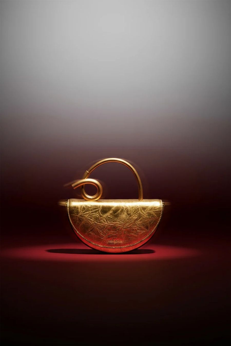 Azariah Nano Crossbody Bag in Brass