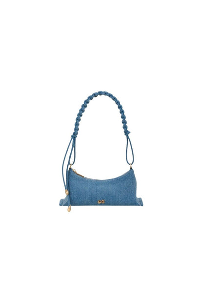 Osa Shoulder Bag in Blue Denim