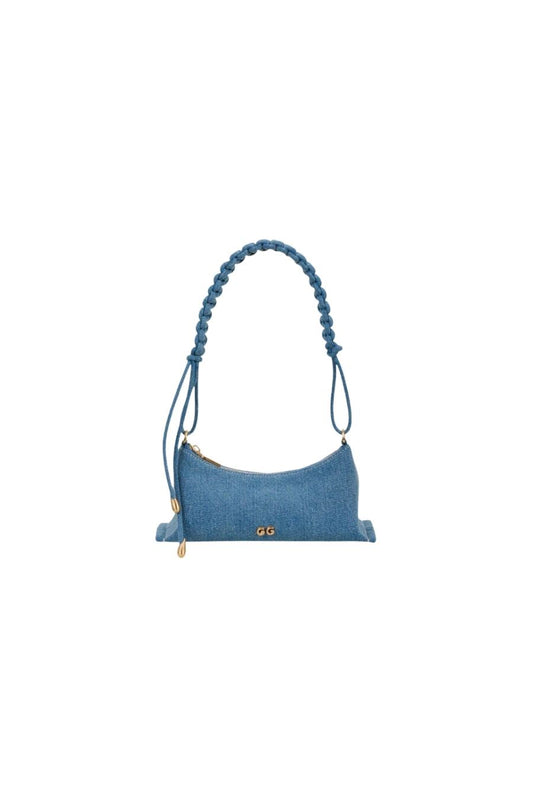 Osa Shoulder Bag in Blue Denim