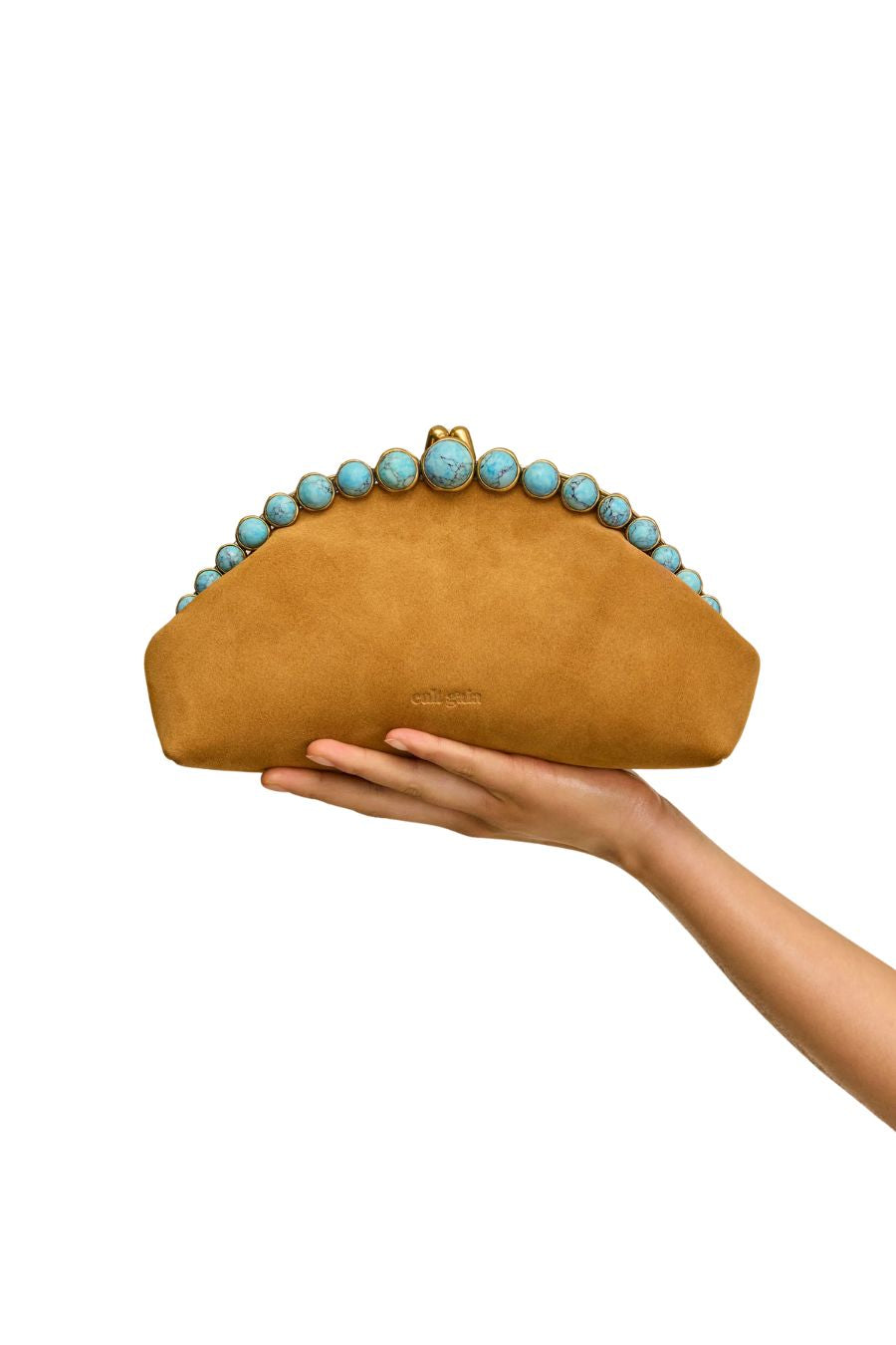 Una Clutch in Toasted Caramel