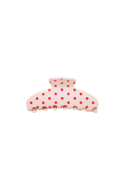 Big Effing Clip in Blush Polka Dot
