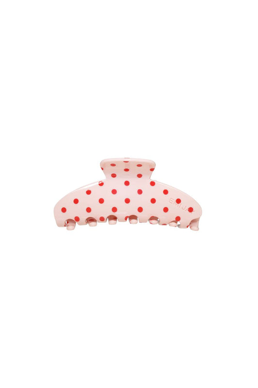 Big Effing Clip in Blush Polka Dot