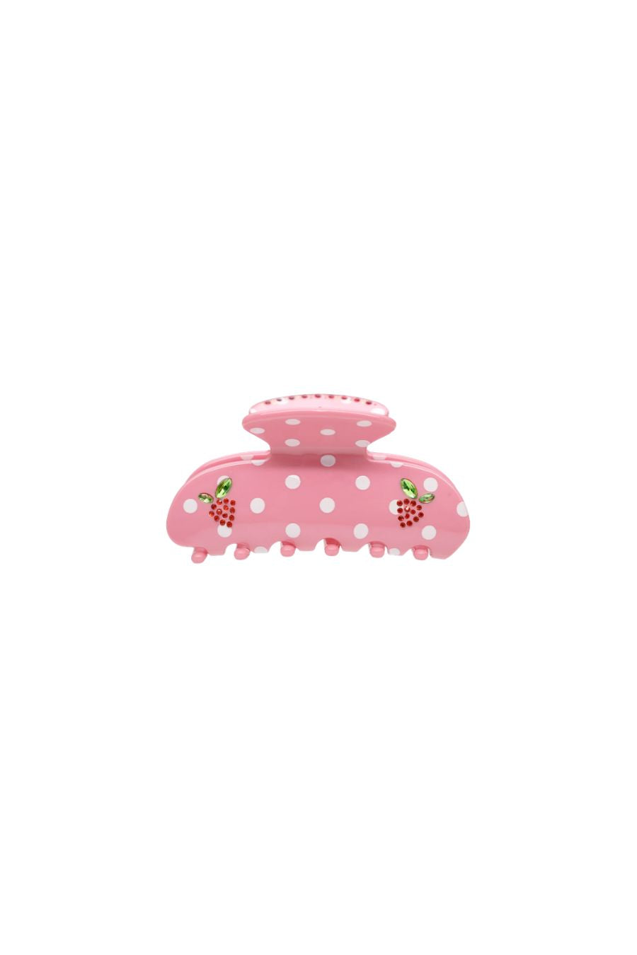 Sweetheart Clip in Lychee Berry Dot