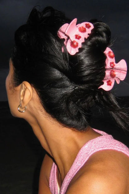 Sweetheart Clip in Palm Blossom