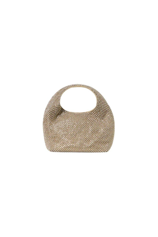 Kenzie Gold Diamanté Mini Bag