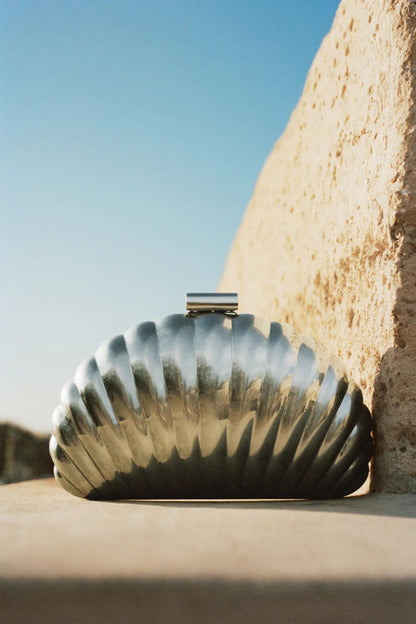 Monet Clutch in Silver