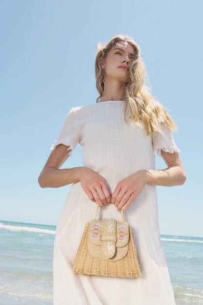 Petite Lady Bag Coral Shell