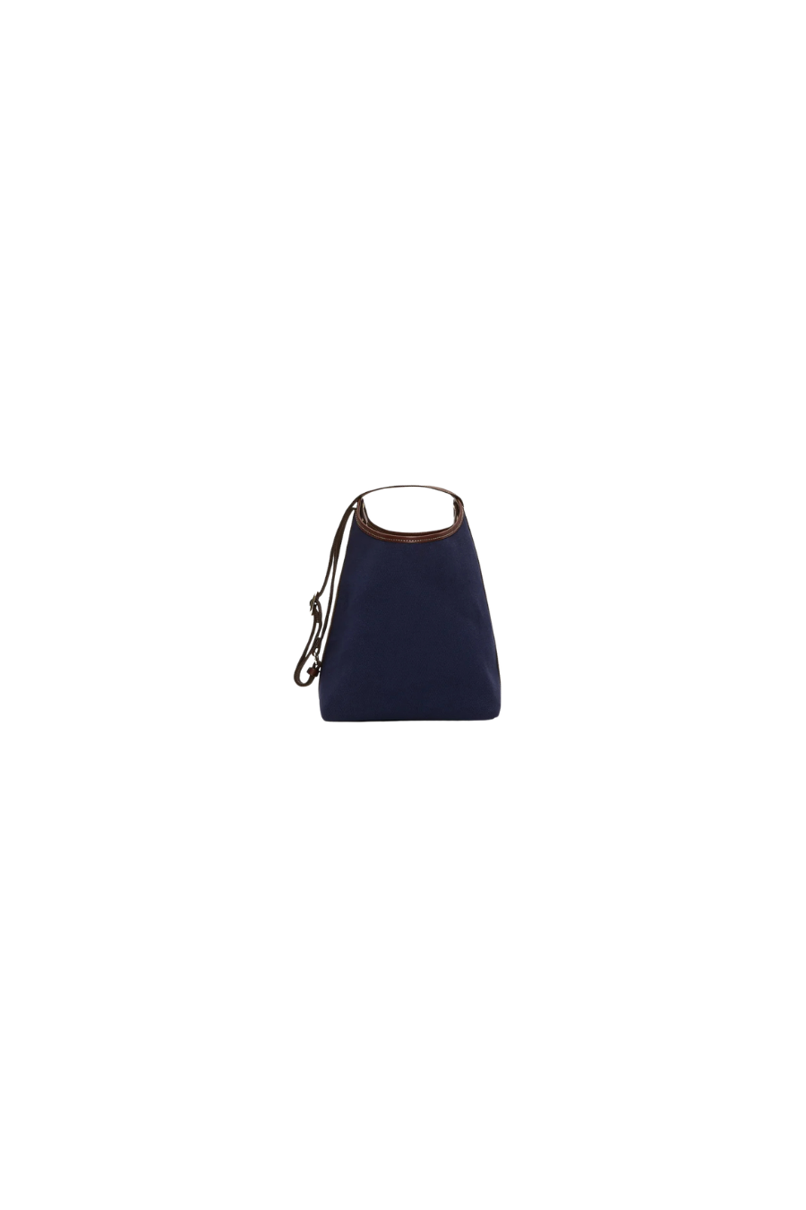 Narita S Verneuil Canvas Navy Mini Sellier Brown