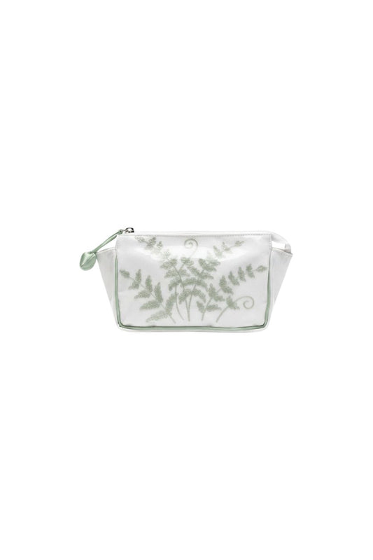 Fern Small Makeup Bag in Green