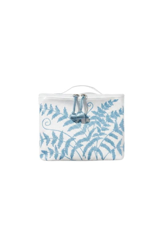 Fern Train Case in Blue