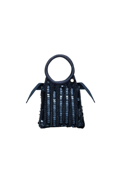 Maris Embellished Handbag in Midnight