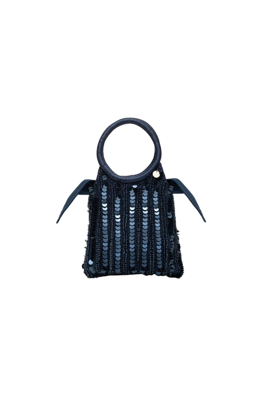 Maris Embellished Handbag in Midnight