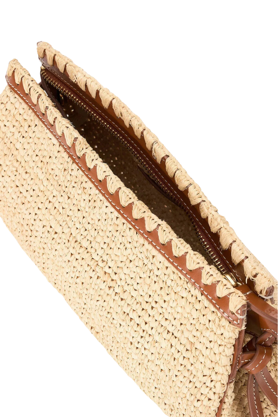 Maude Convertible Clutch in Natural/Tan