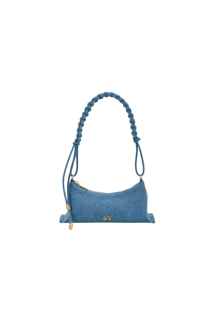 Osa Shoulder Bag in Blue Denim