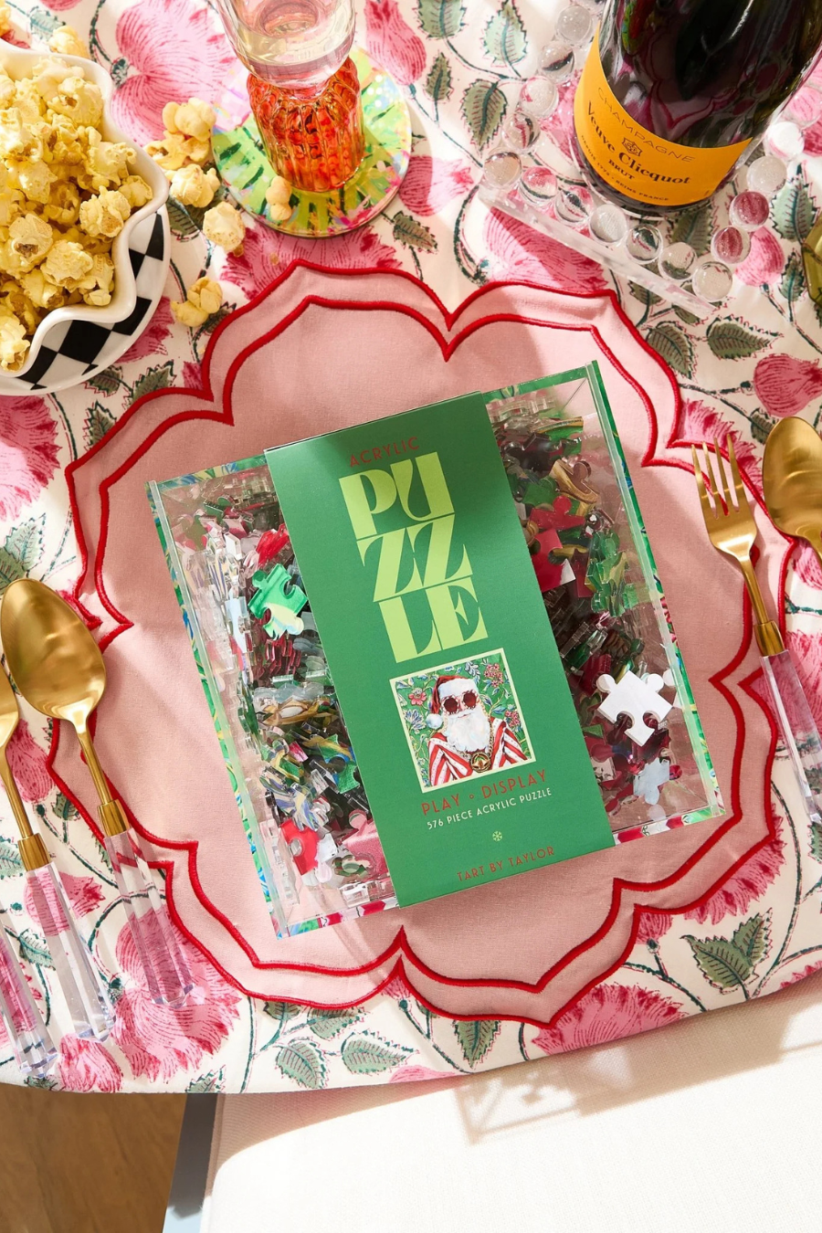 Swanky Santa Acrylic Puzzle