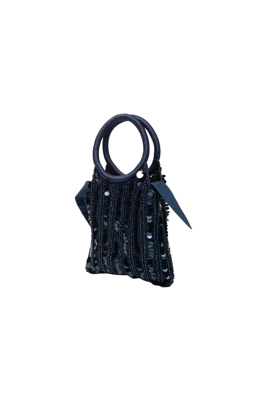 Maris Embellished Handbag in Midnight