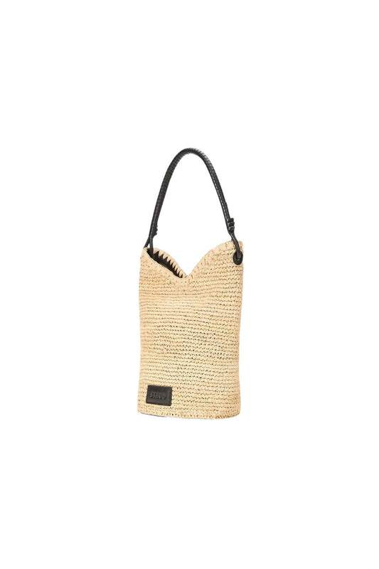 Lani Raffia Bucket Bag in Natural