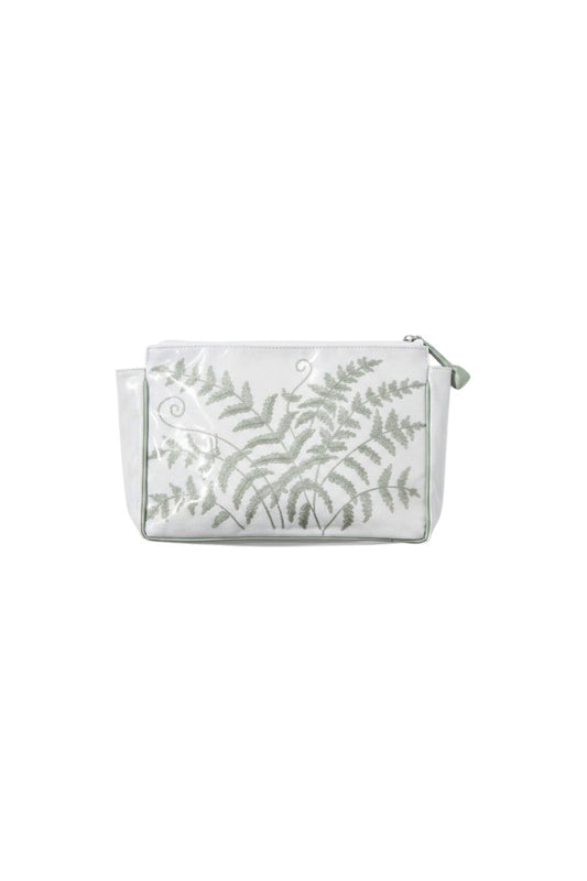 Fern Large Makeup Bag in Green